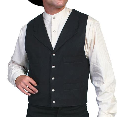Scully Mens Wool Old West Vest For My Hubby Vest Western Wear