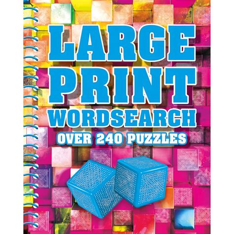 Large Print Puzzle Book Word Search Books Bandm