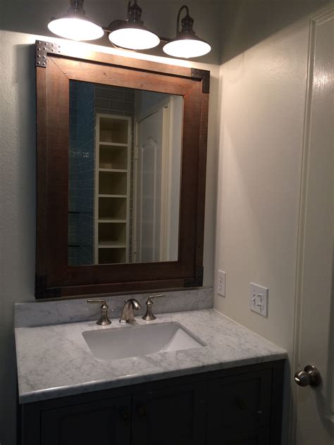 Vanity- Home Depot/Mirror and Light Fixture -Lowes | Small ...