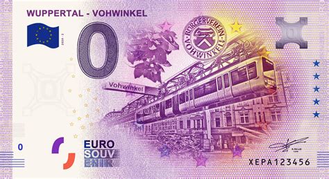 Zunächst nur als souvenir des zoo duisburgs wurden die scheine nach und nach auch für weitere sehenswürdigkeiten in deutschland hergestellt. 0-Euro-Schein aus Vohwinkel - jetzt auch als Anniversary ...