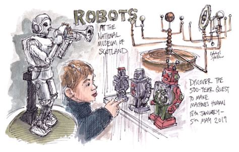 Robots Take Over The Museum Edinburgh Sketcher