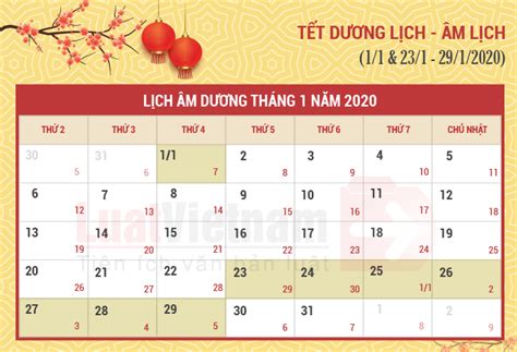 Lịch Nghỉ Toàn Bộ Các Ngày Lễ Tết Trong Năm 2020 Chia Sẻ Kiến Thức Điện Máy Việt Nam