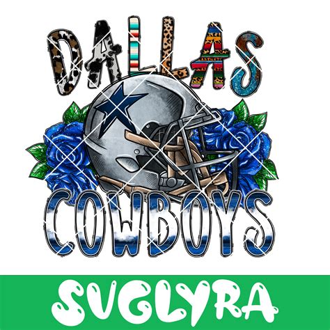 Dallas Cowboy PNG, Blue Rose Png, Cowboy PNG, Instant Downlo - Inspire