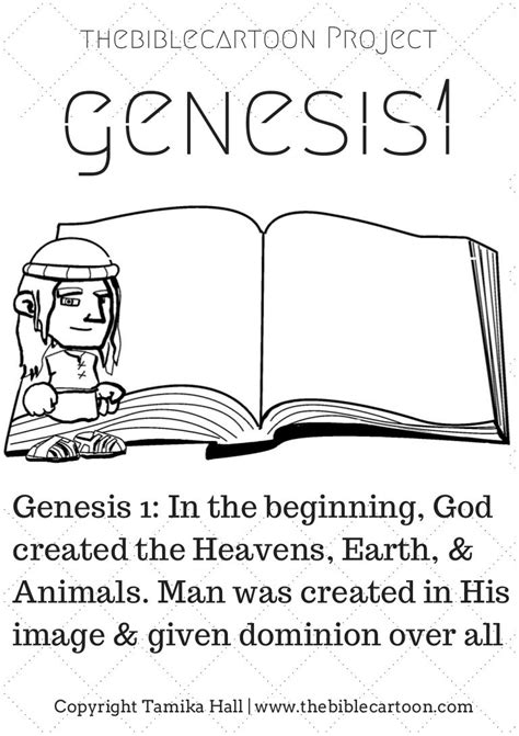 Genesis 1 Coloring Pages
