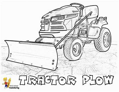 Coloring Tractor Pages Tractors Farmer Farm Boss