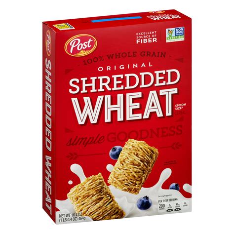Post Spoon Size Shredded Wheat® Whole Grain Breakfast Cereal