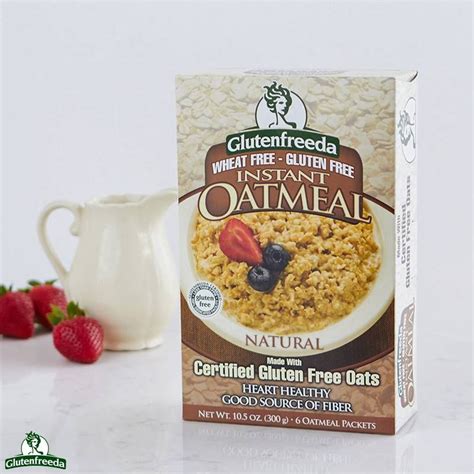 If an oat milk brand were gf, the container would specifically say it was made from gf oats spelled out in full, made from gluten free oats so the buyer would know why they were paying. Glutenfreeda | Instant Oatmeal | Wheat Free | Certified ...