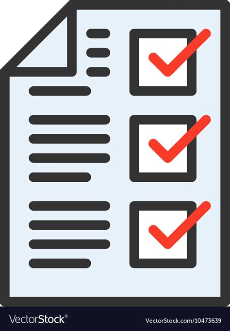 Completed Tasks Icon Royalty Free Vector Image