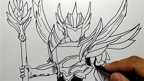 Gambar mewarnai tersebut meliputi mewarnai gambar pemandangan. Contoh Gambar Mewarnai Mobile Legend Hayabusa - KataUcap