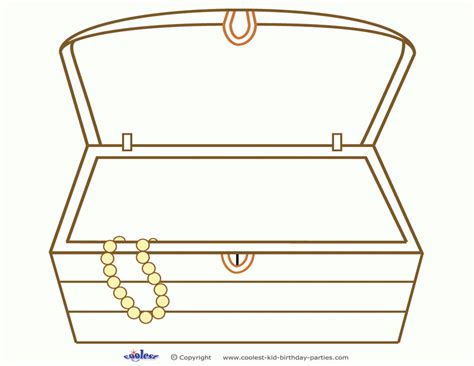 Easy Treasure Chest Drawing Clip Art Library