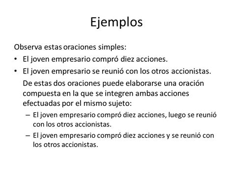 Ejemplos De Oraciones Con Conjunciones En Español