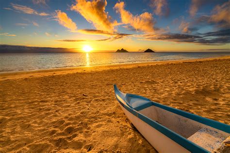 Lanikai Beach Sunrise Lanikai Beach Oahu Hawaii Mickey Shannon