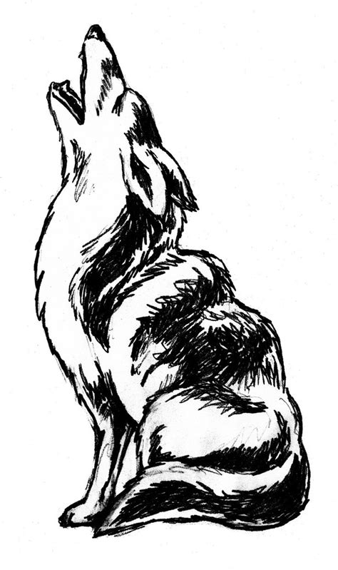 All the best black and white wolf drawing 36+ collected on this page. Coyote clip art black and white free clipart images 2 ...
