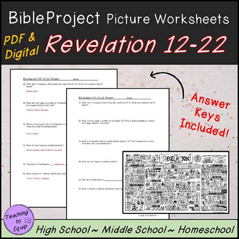 Revelation Book Of The Bible Summary Ch 12 22 Overview Activity