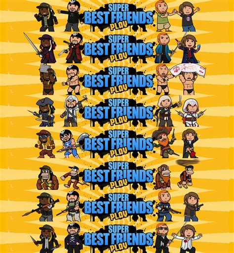 The Various Banners Of The Super Best Friends Play