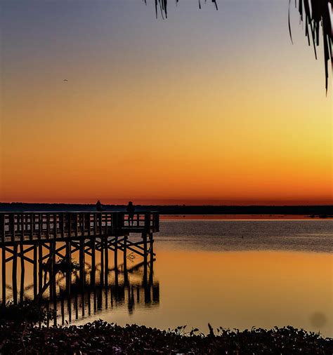 Sunset Dock Photograph By Mireyah Wolfe Fine Art America