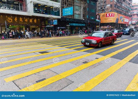 Busy Traffic On Kings Road In Hong Kong Editorial Photography Image