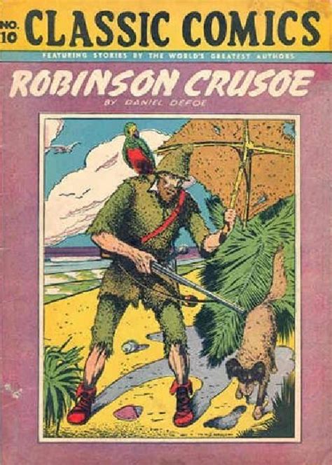 Classic Comics 10 Robinson Crusoe 5 Gilberton Publications