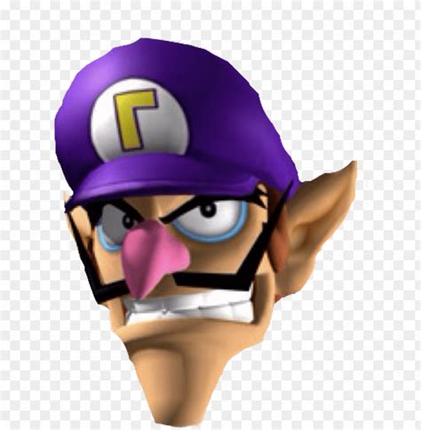 Waluigi Sticker Waluigi Head Png Transparent With Clear Background Id
