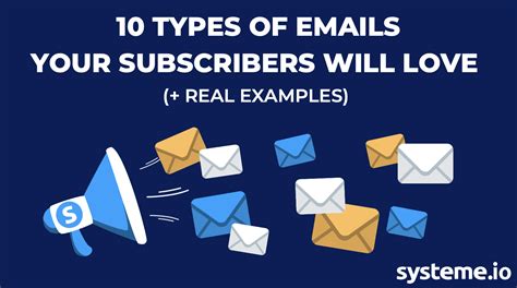 10 Types Of Emails You Should Be Using Successful Examples