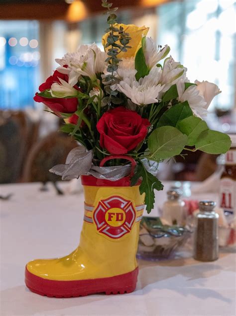 Pin By Stacey Walls On Fireman Table Decorations Decor Projects
