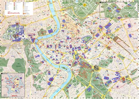 Mapas De Roma Itália Mapasblog