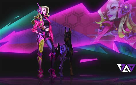1680x1050 Cyborg Dog And Girl Cyberpunk Futuristic City