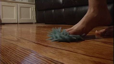 Ariel Crushes The Spiked Ball Sexy Foot Crushing Store Clips Sale