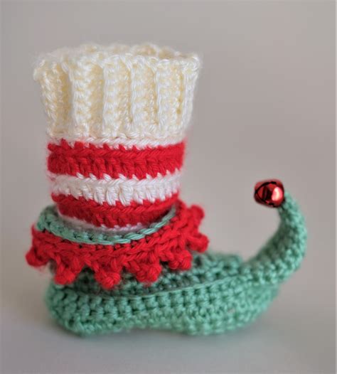 Elf Shoes Crochet Elf Shoes Crochet Booties Christmas Elf Etsy