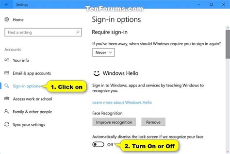 How To Turn Off Screen Lock Windows 10