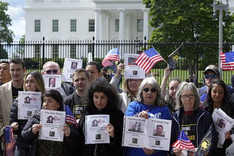 Families Of Detained Americans Plead For Meeting With Biden