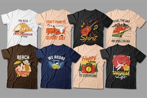 Summer T Shirts Design Bundle