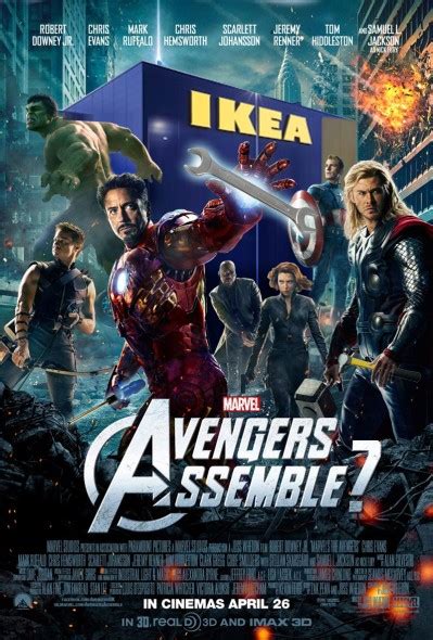 Avengers Assemble Parody Poster Onthebox