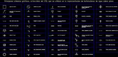 Symbols For Water Installation Dwg Plan For Autocad • Designs Cad