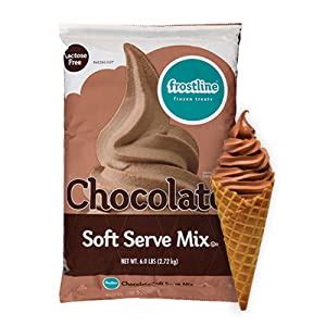 Frostline Chocolate Soft Serve Ice Cream Mix Lactose Free Lb