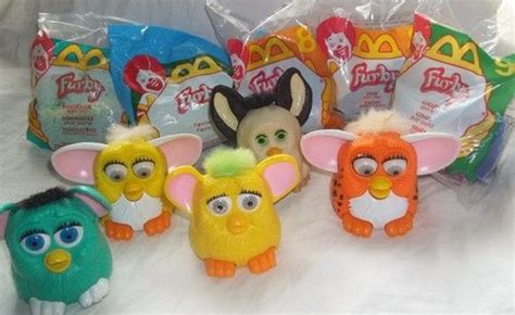 Mcdonalds Burger King Furby Lot 10 Furbies Giraffe Cow Dinosaur 1998