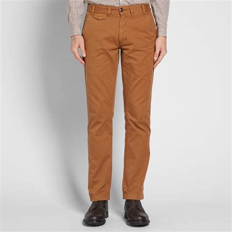 barbour neuston twill chino camel end es