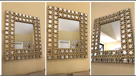Hi everyone here's another dollar store diy project! Dollar Tree DIY || Gold Glam Wall Mirror - YouTube