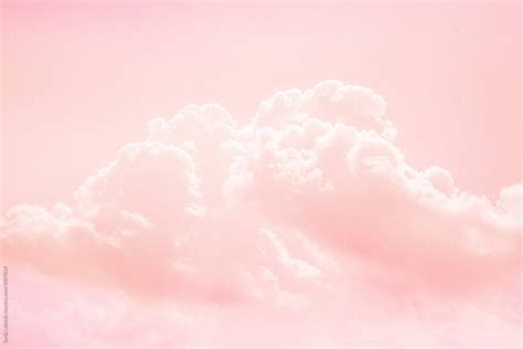 Pink Sky And Cloud Background By Stocksy Contributor Sonja Lekovic