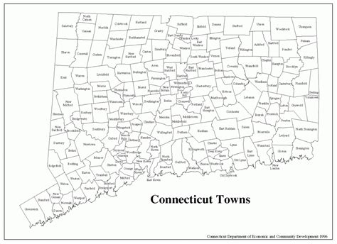 State Of Ct Map With Towns Printable Map 52000 Hot Sex Picture