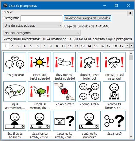 Picto Selector 3 Export Pictograms To Our Word Processor Or Slide