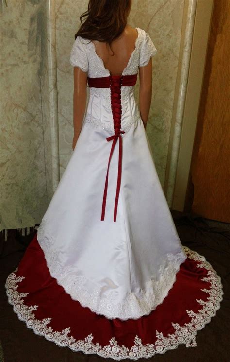 20 best wedding dresses with red trim images on pinterest short wedding gowns wedding day