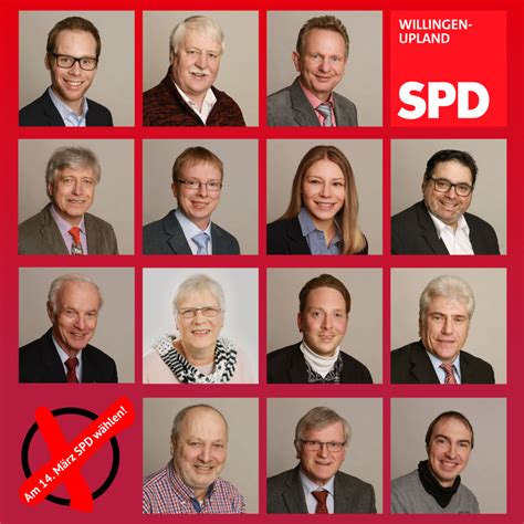 Unsere Kandidaten Innen SPD OV Willingen Upland