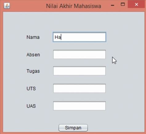 Cara Membuat Program Menghitung Nilai Mahasiswa Dengan Java Gui Vrogue