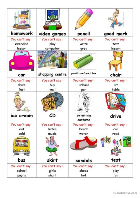 Taboo Game Cards Game Of Taboo English ESL Worksheets Pdf Doc