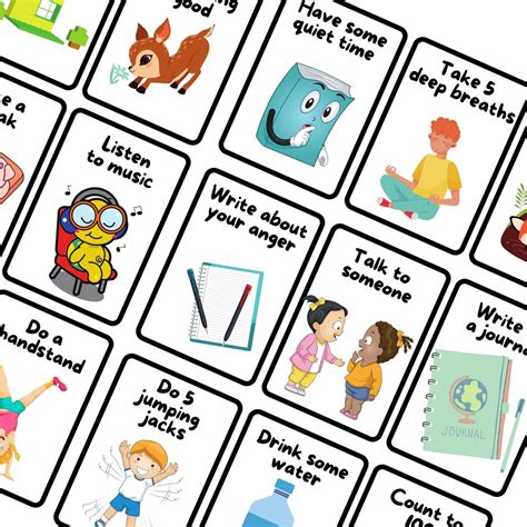 Printable Calm Down Cards For Kids Ky Designx