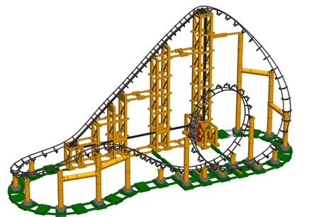 The Sidewinder Roller Coaster Kit Lego Roller Coaster Cdx Blocks