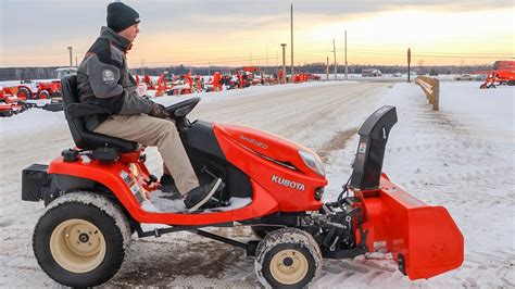 This Little Package Is All You Need Kubota Gr2120 With Snow Blower