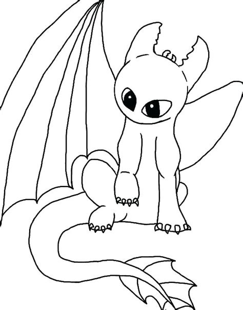 Cute Dragon Coloring Pages At Free Printable