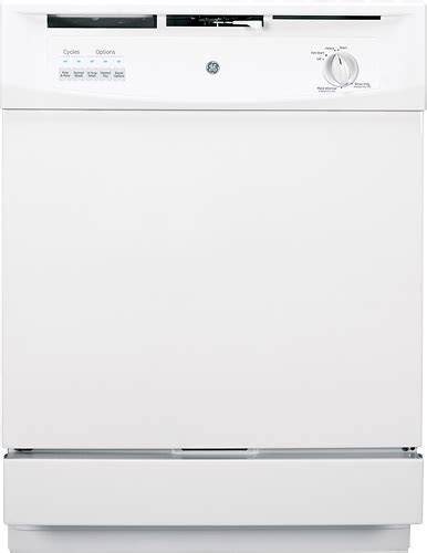 Best Buy Ge 24 Built In Dishwasher White On White Gsd3300dww